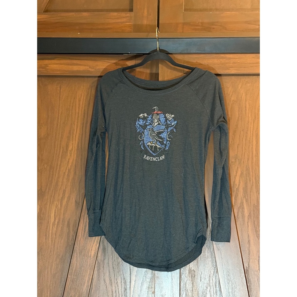 Wizarding World Harry Potter Ravenclaw‎ Rhinestone Long Sleeve Tee Size Small